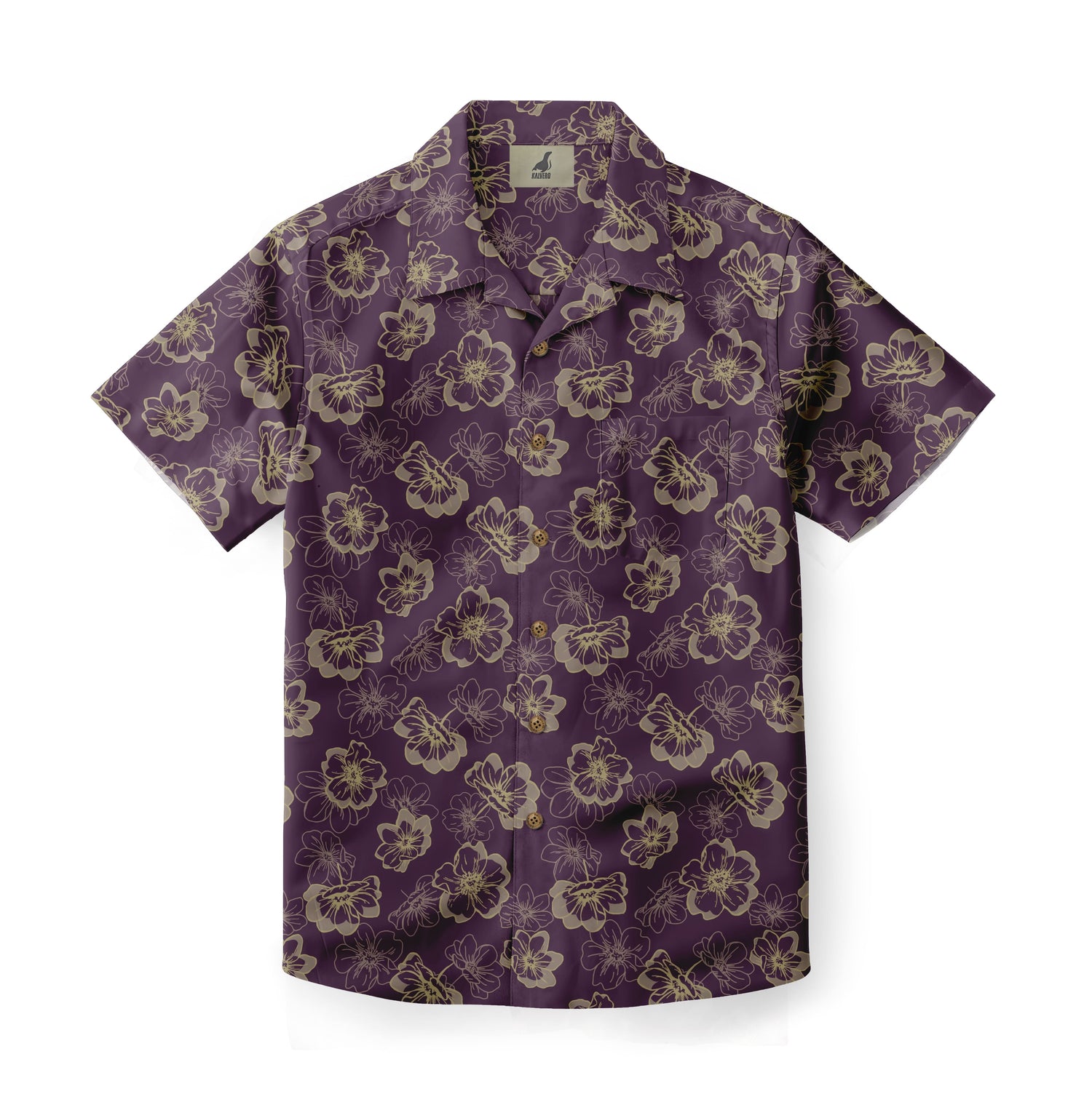 Midnight Orchid Breeze Hawaiian Shirt