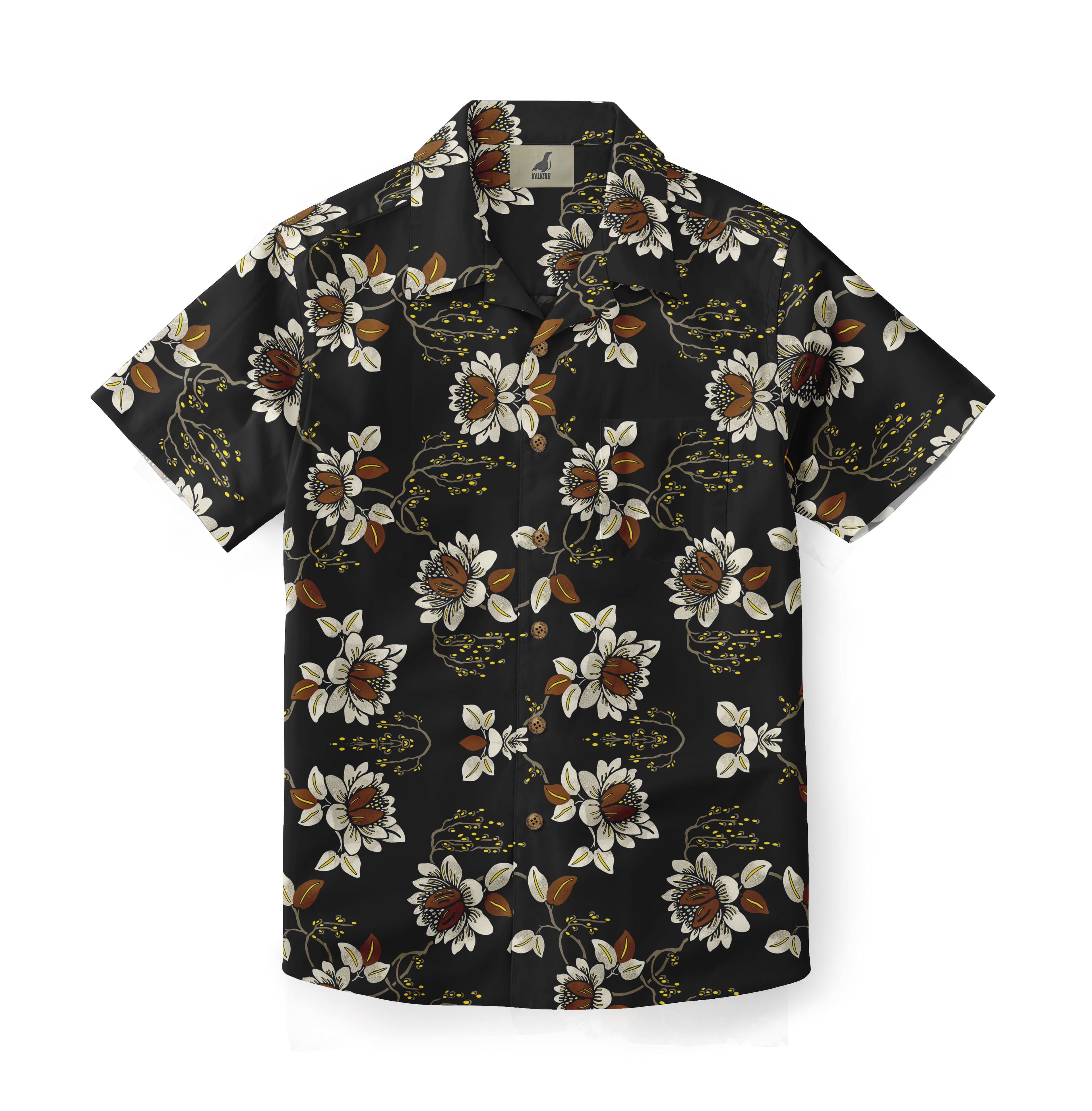 Midnight Petal Drift Shirt