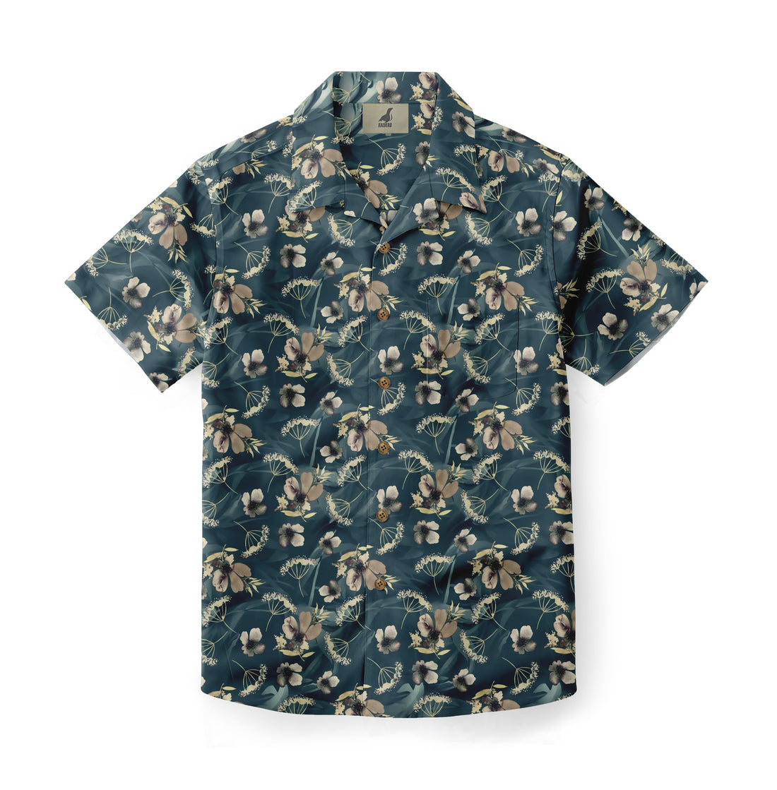 Moonlit Wildflower Drift Hawaiian Shirt