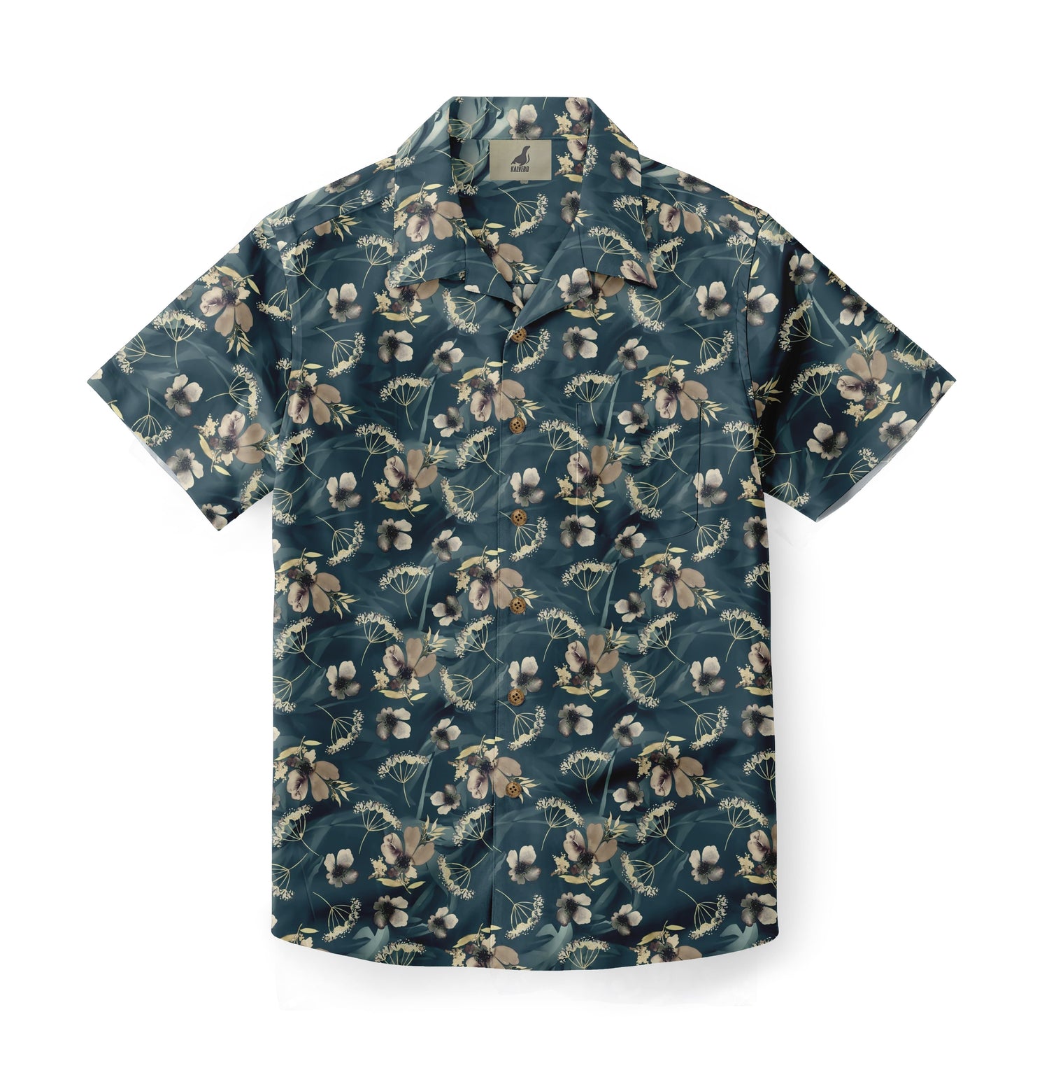 Moonlit Wildflower Drift Hawaiian Shirt