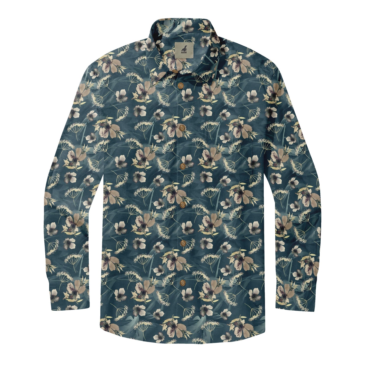 Moonlit Wildflower Drift Long Sleeve Shirts