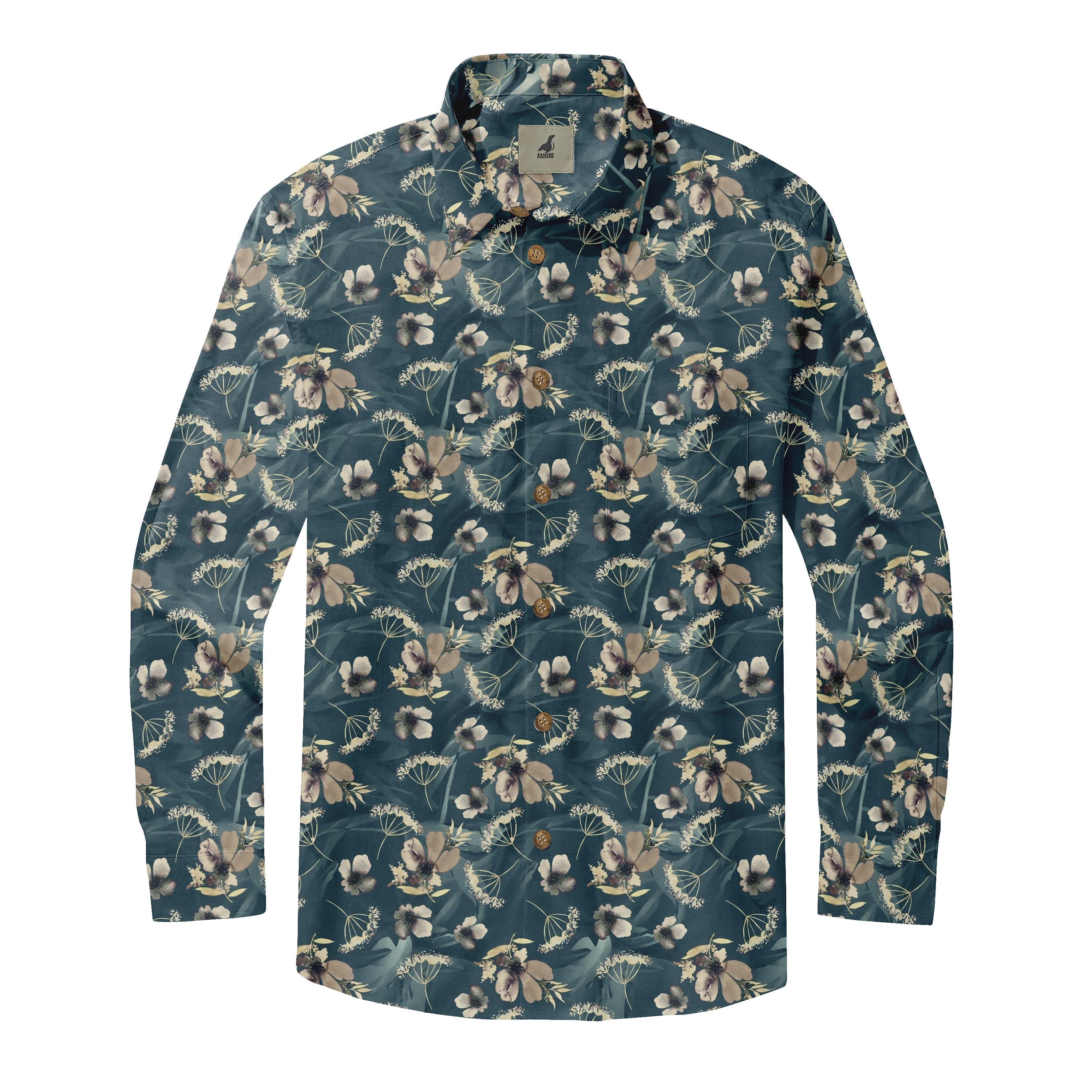 Moonlit Wildflower Drift Long Sleeve Shirts