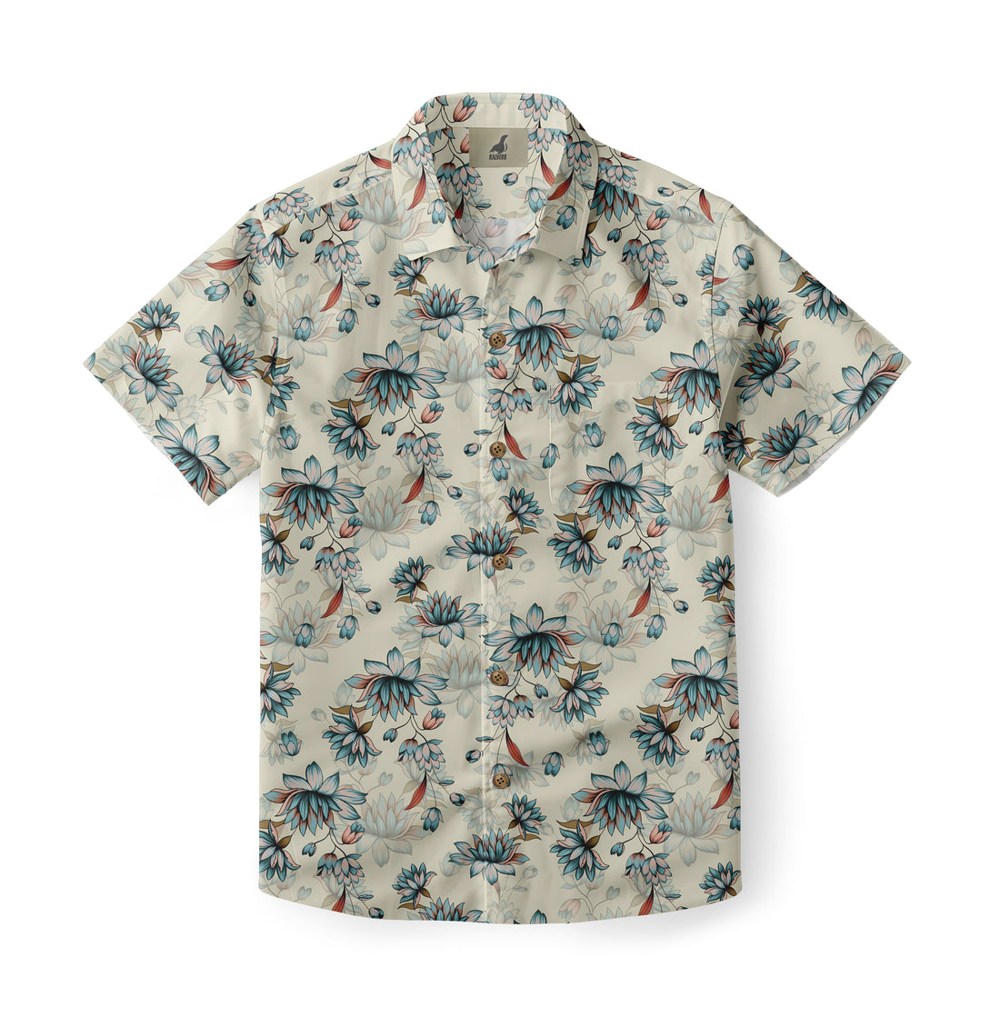 Pale Lotus Breeze Hawaiian Shirt