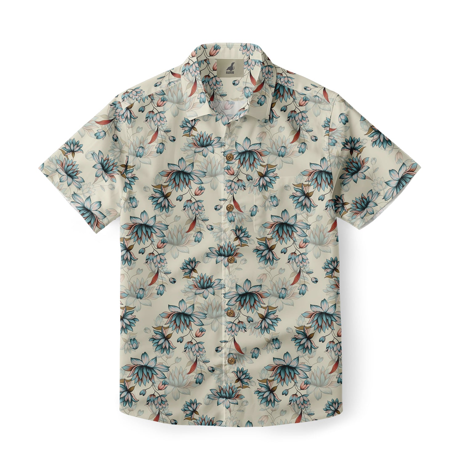 Pale Lotus Breeze Hawaiian Shirt