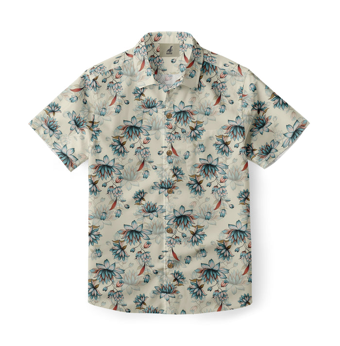 Pale Lotus Breeze Hawaiian Shirt