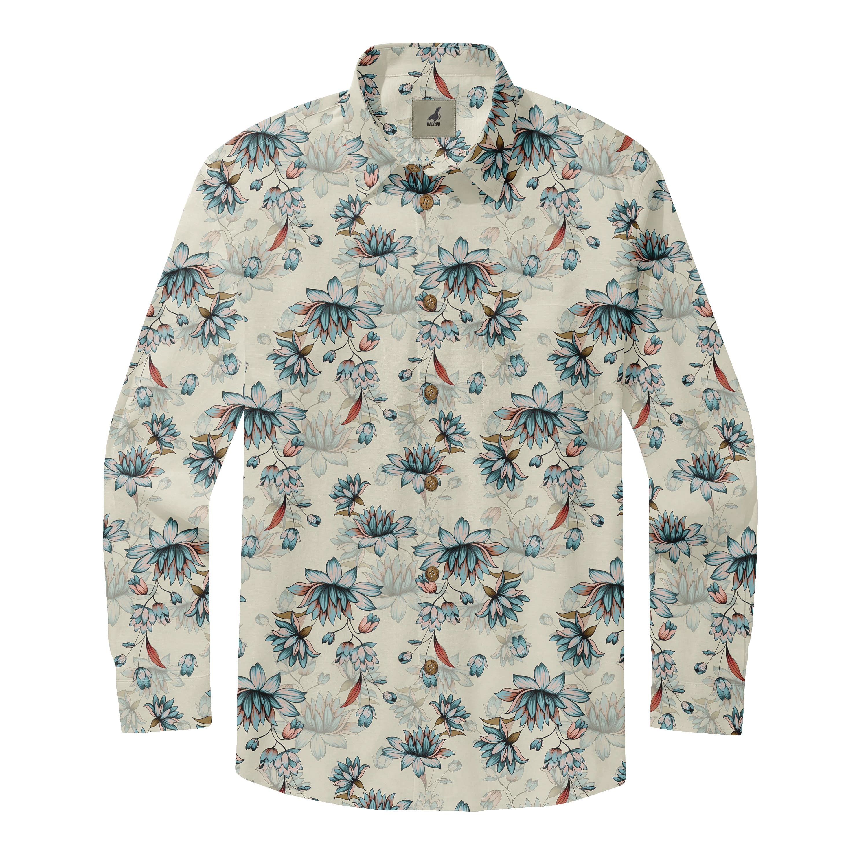 Pale Lotus Breeze Long Sleeve Shirts