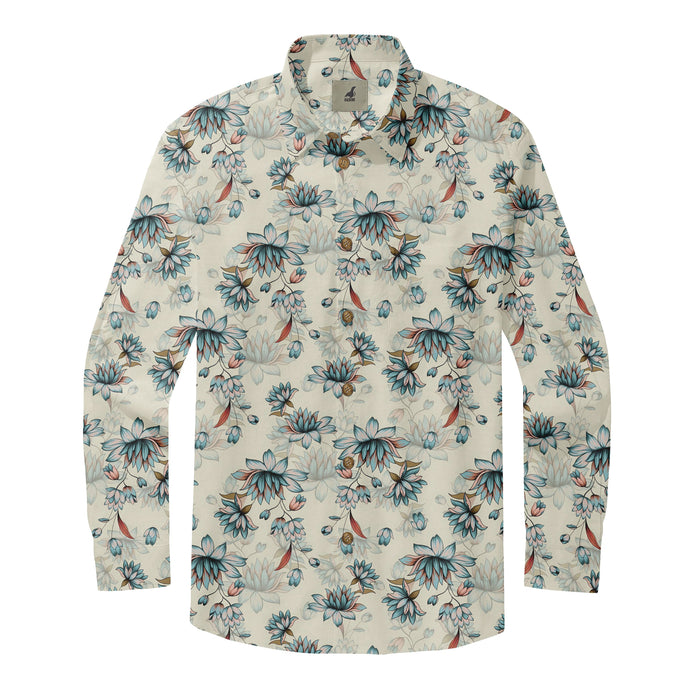Pale Lotus Breeze Long Sleeve Shirts