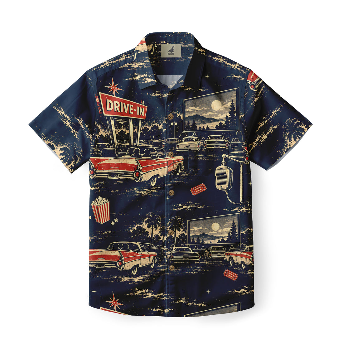 Retro Drive-In Hawaiian Shirt