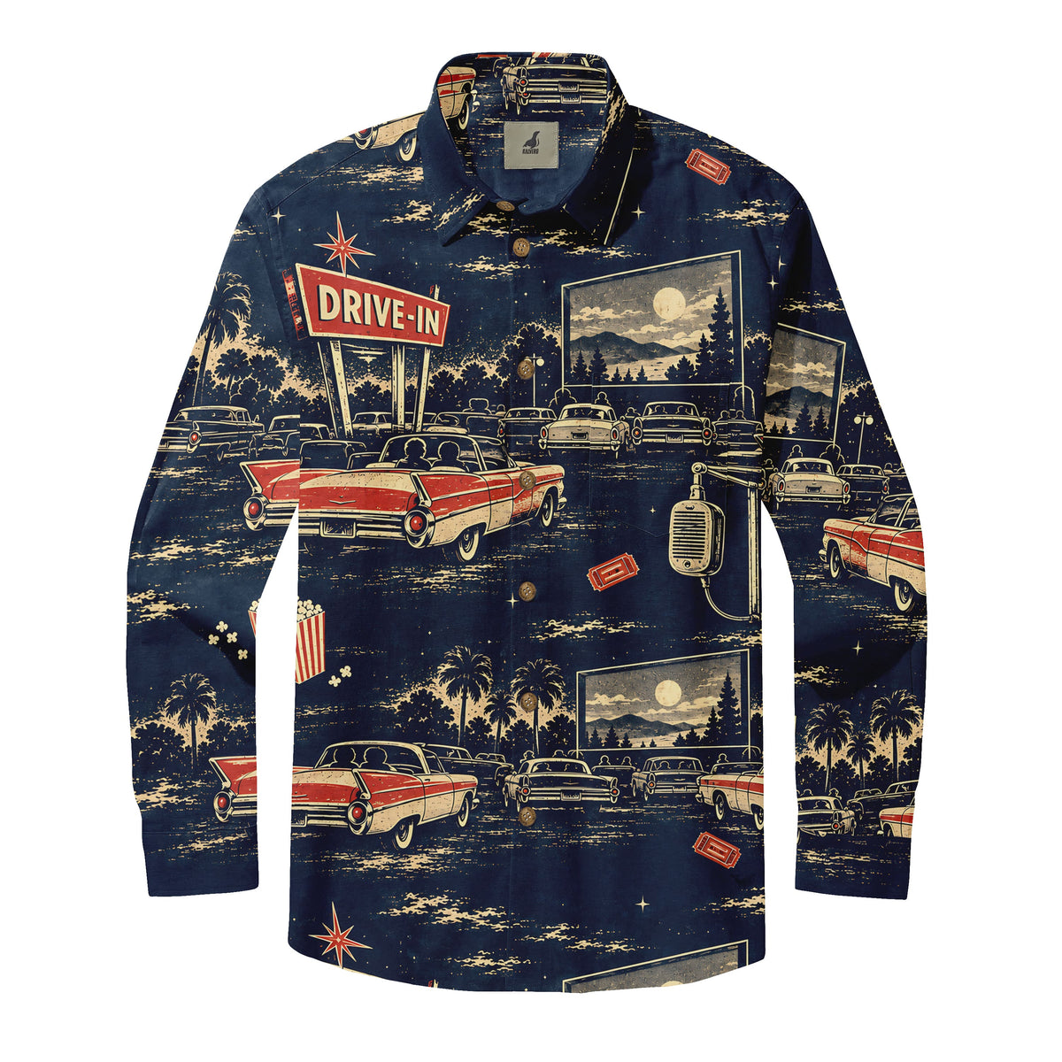 Retro Drive-In Long Sleeve Shirt