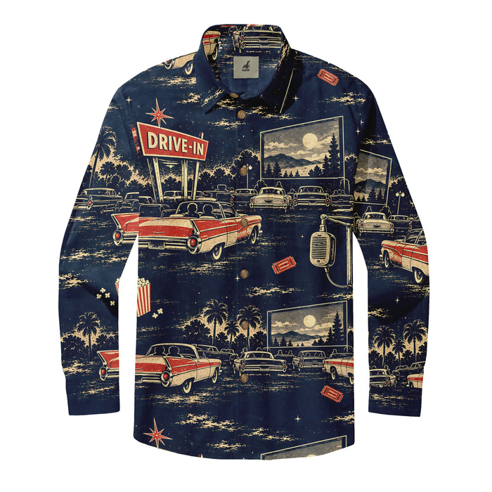 Retro Drive-In Long Sleeve Shirt