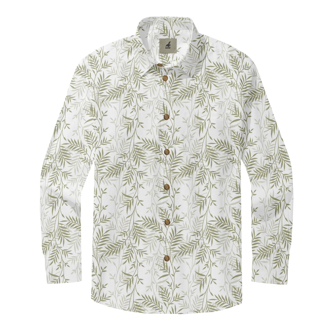 Sage Palm Breeze Long Sleeve Shirts