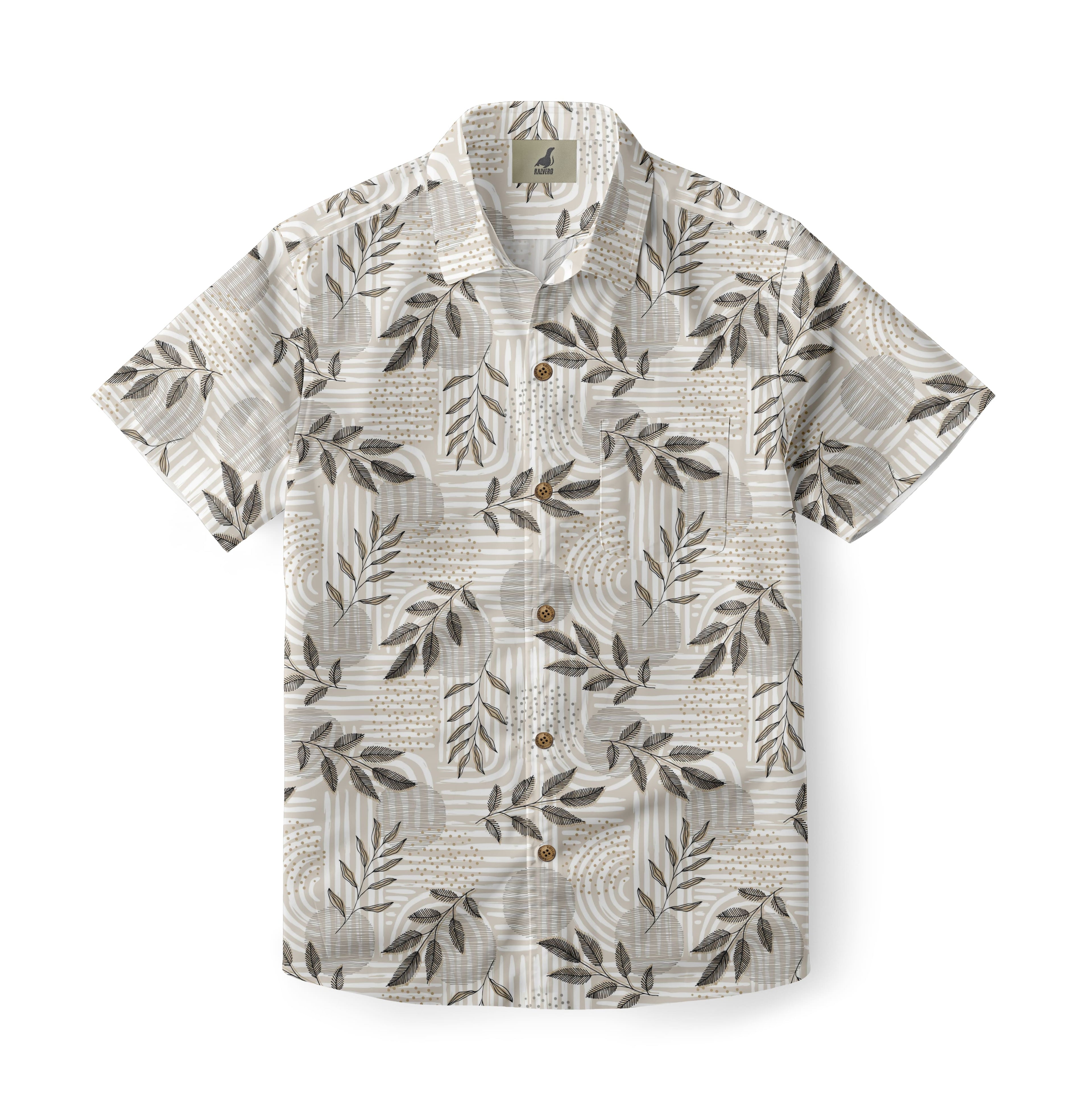 Sahara Leaf Drift Hawaiian Shirt