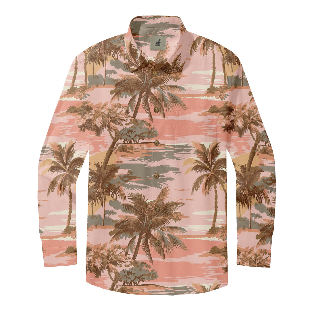 Sunset Palms Paradise Long Sleeve Shirts