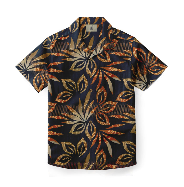 Sunset Tiki Wave Hawaiian Shirt
