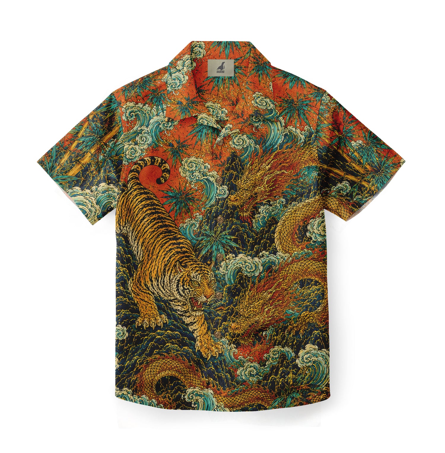 Tiger &amp; Dragon Ascendant Hawaiian shirt