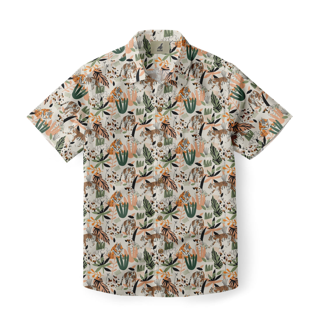 Tiger Jungle Print Hawaiian Shirt