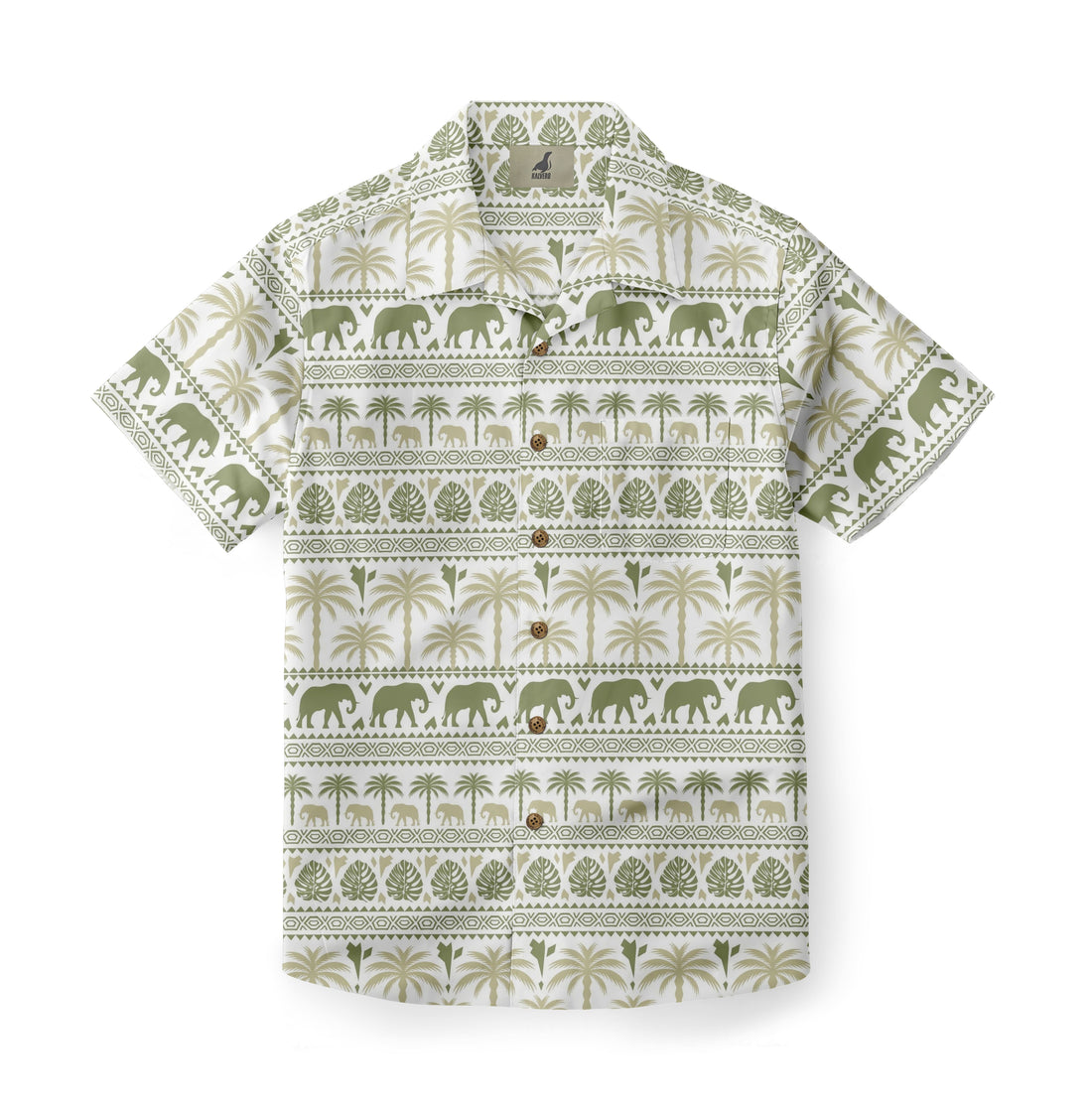 Tribal Palm Aloha Hawaiian Shirt