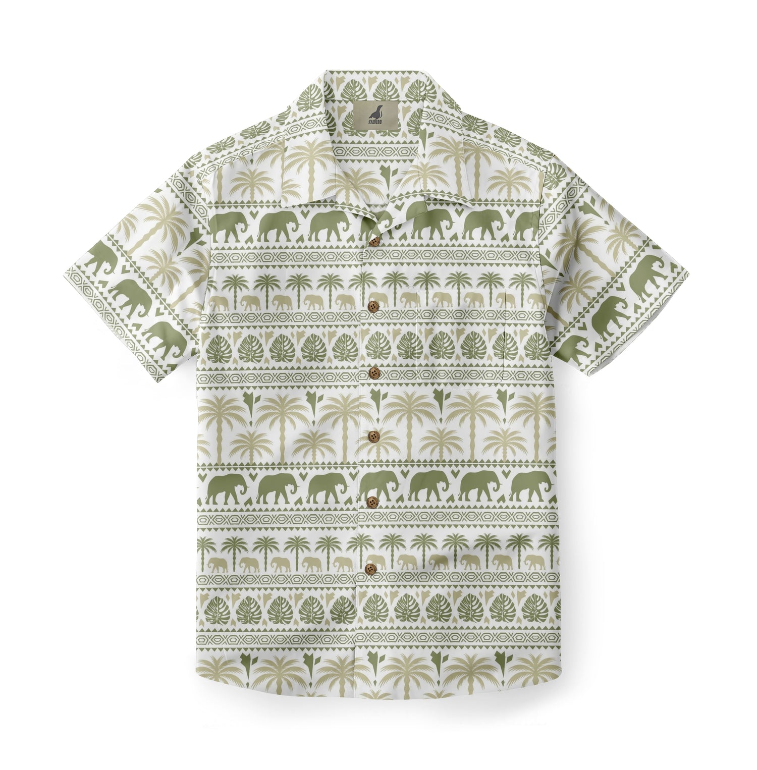 Tribal Palm Aloha Hawaiian Shirt