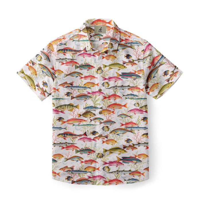 Tropical Fish Parade Hawaiian Shirt