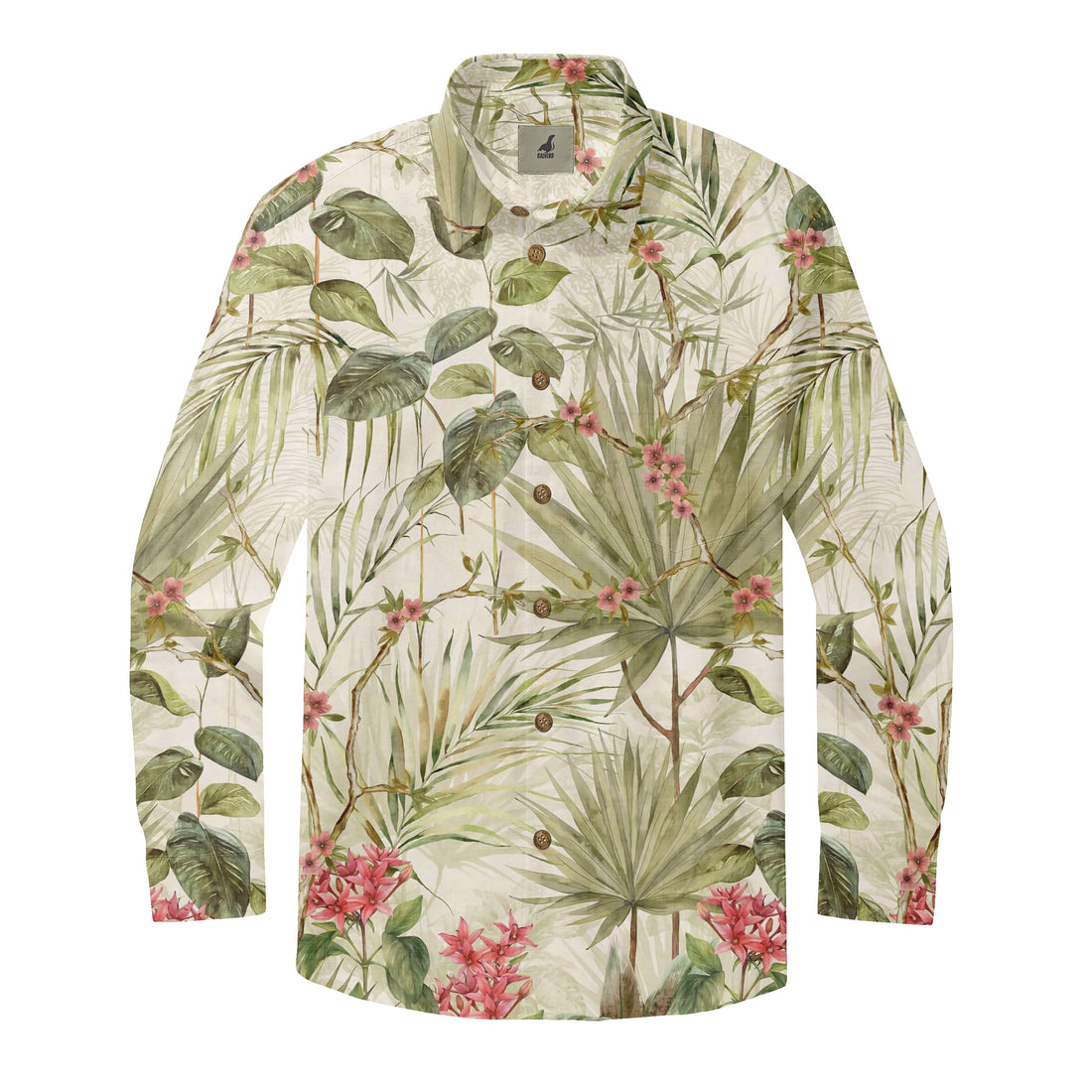 Tropical Blush Canopy Long Sleeve Shirts