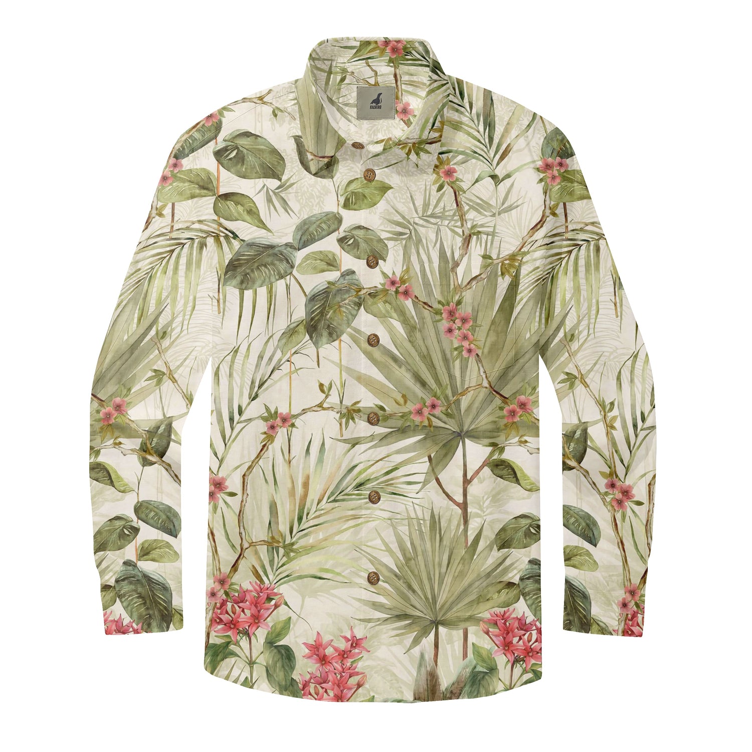 Tropical Blush Canopy Long Sleeve Shirts