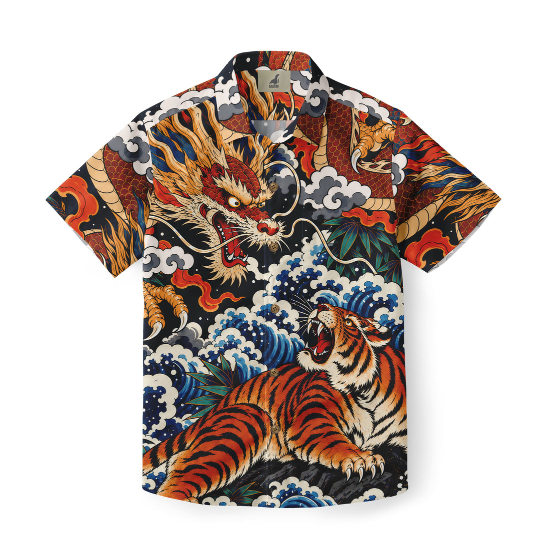Ultimate Dragon Tiger Hawaiian Shirt