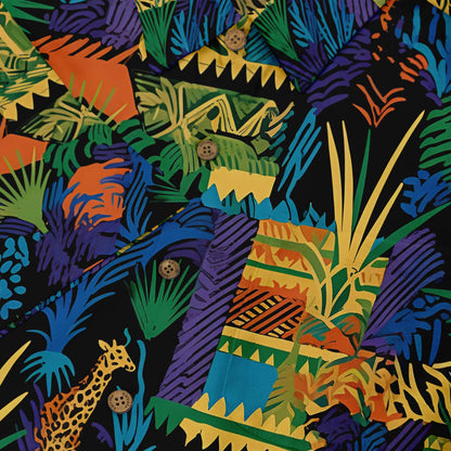 Lively jungle-inspired patterns on a stylish men&