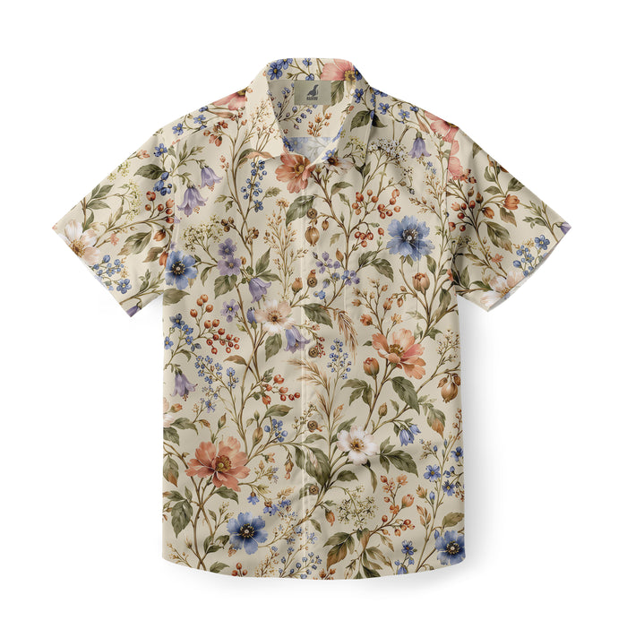Vintage Blossom Branches Hawaiian Shirt