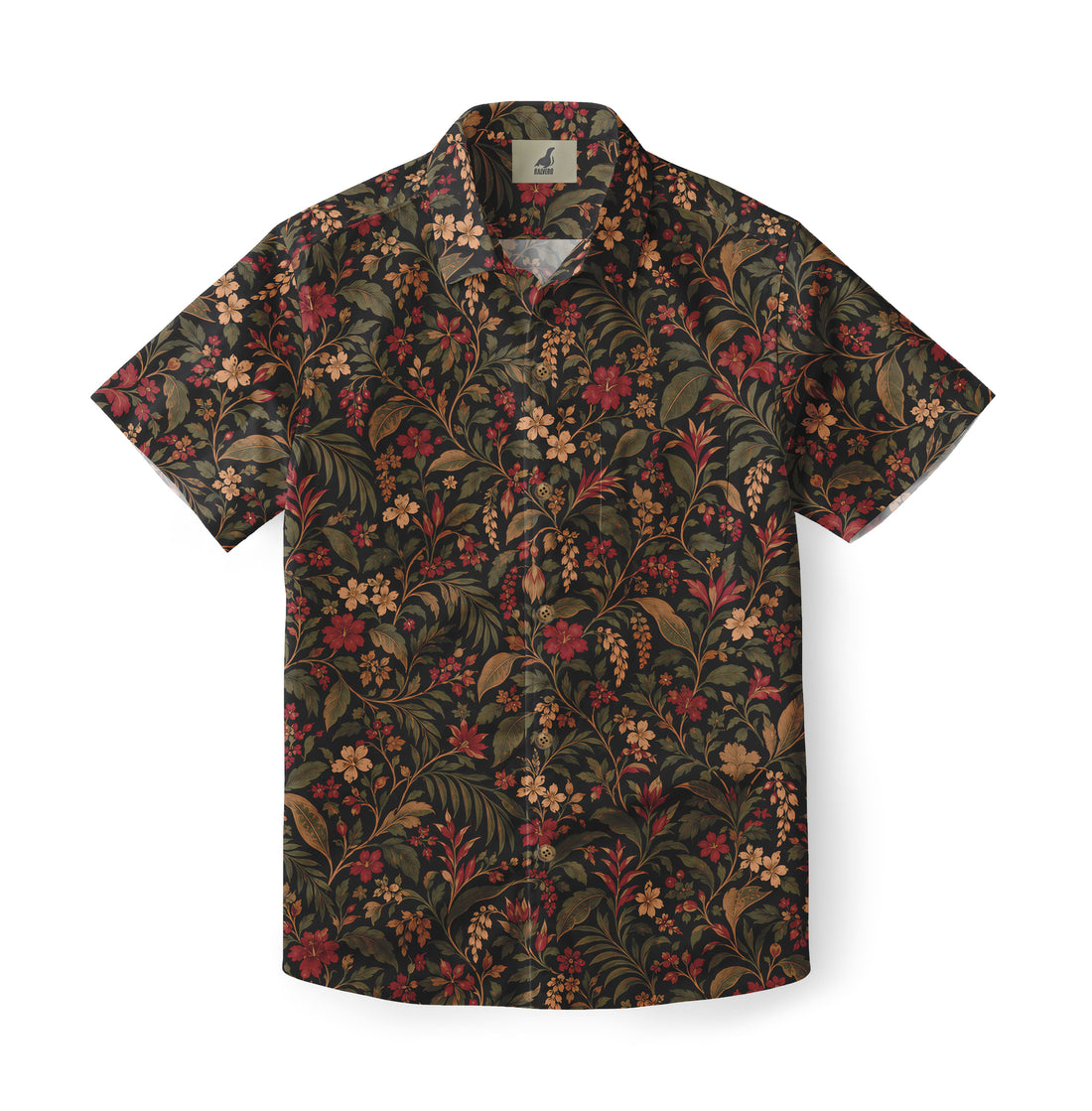 Vintage Ember Botanicals Hawaiian Shirt