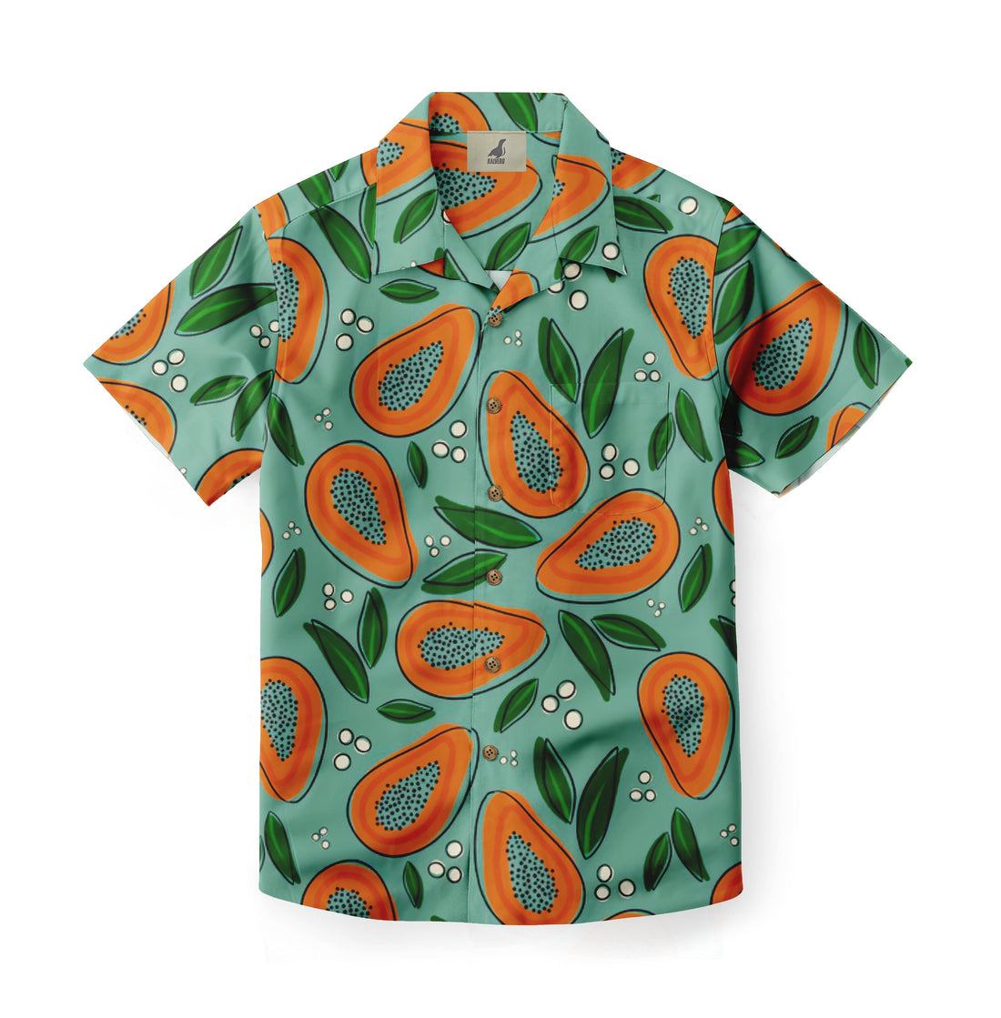 V.H.O. Funky Hawaiian Shirt, Big Flower, Green, XL V.H.O. Funky Hawaiian Shirt, Big Flower, Green, XL